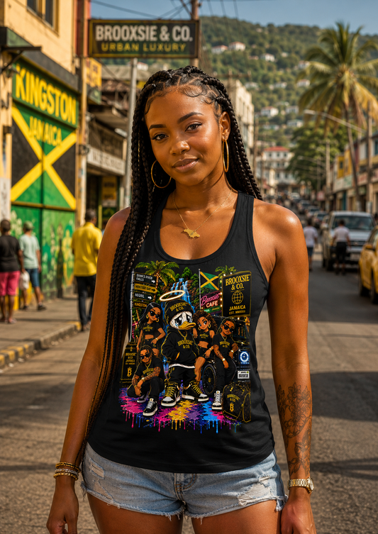 Brooxsie & Co. Women’s fitted racerback tank top