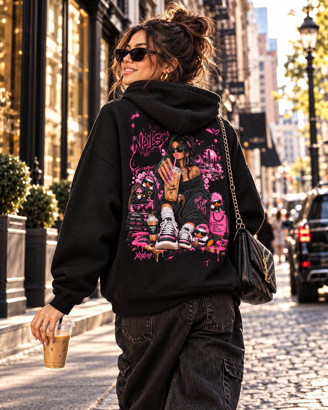 Nails & Coffee Collection Urban hoodie